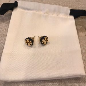 Blacks and gold Tory Burch stud